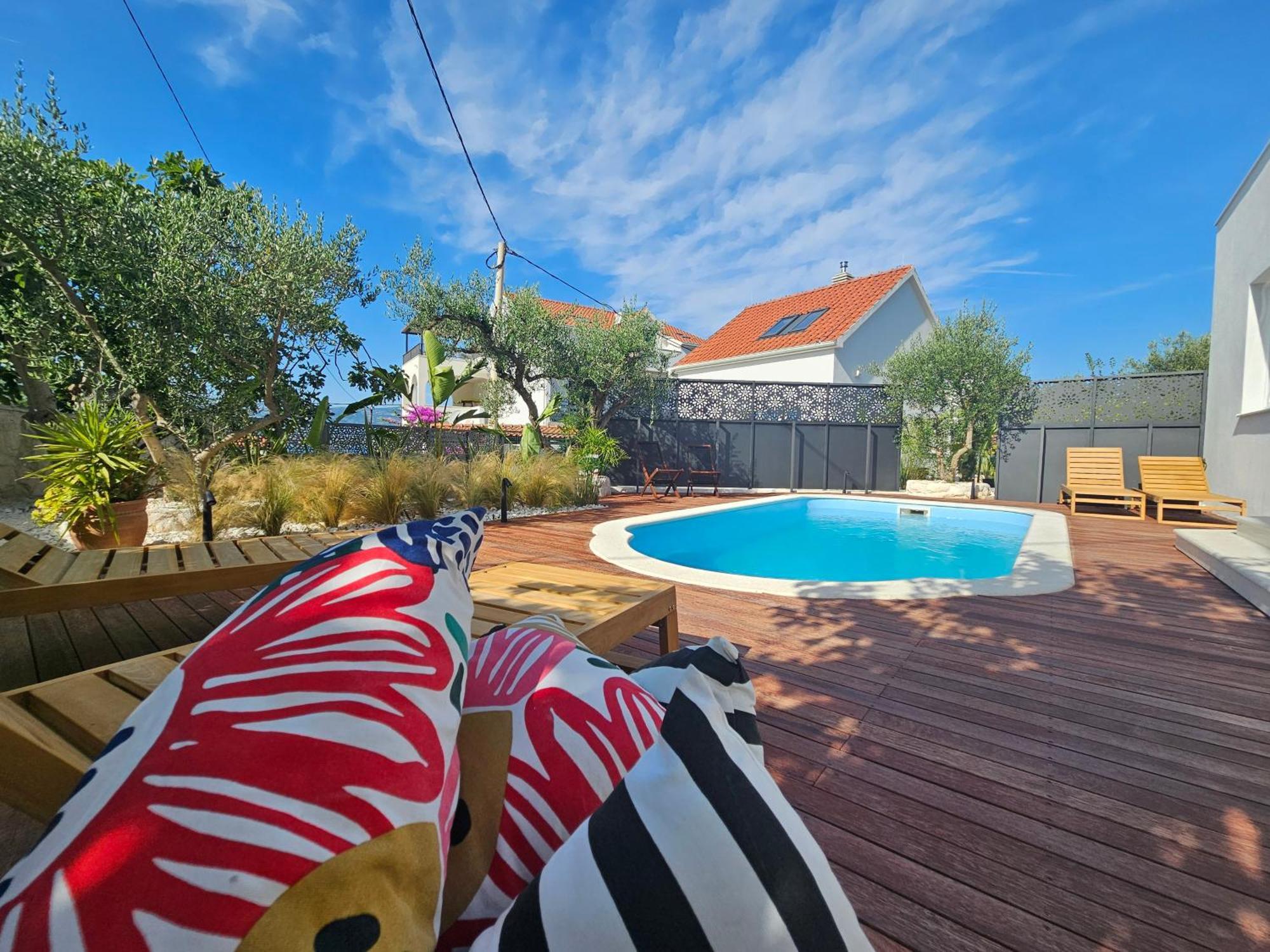 The Three Flowers Pool House Trogir Luaran gambar