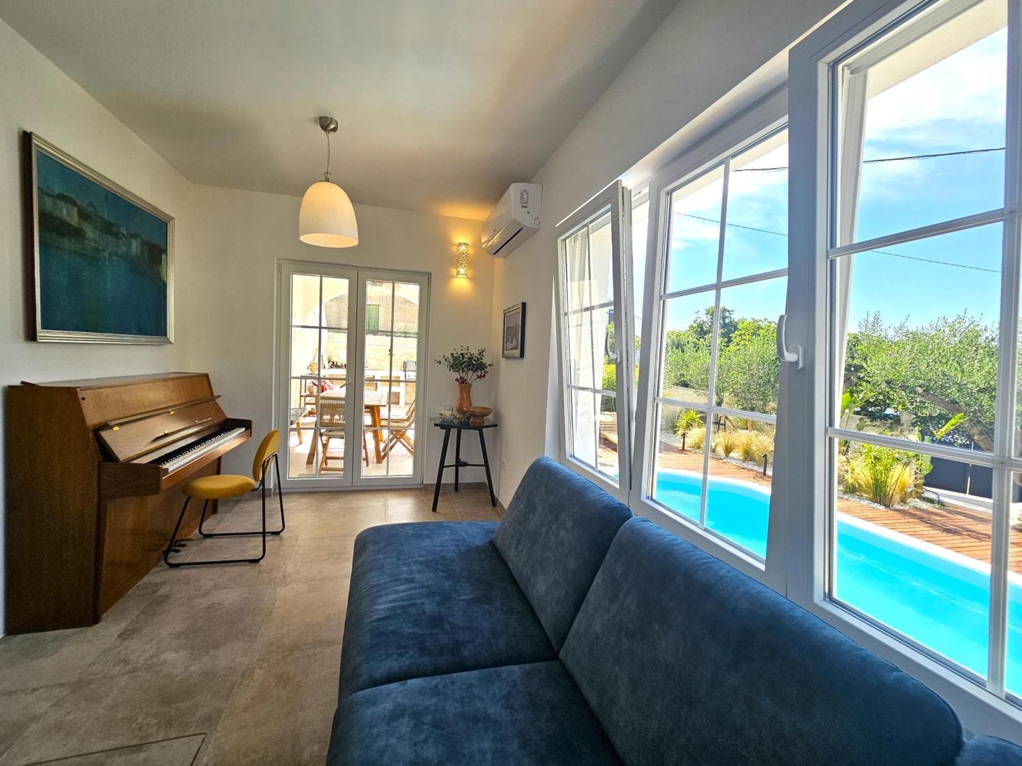 The Three Flowers Pool House Trogir Luaran gambar